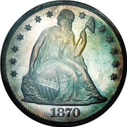 1870 $1 PR65 PCGS