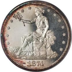 1874 T$1 PR65 Deep Cameo PCGS