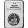 Image 3 : 1881 T$1 PR66 Â« Cameo NGC