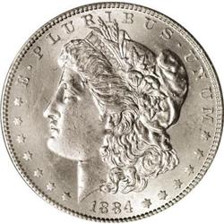 1884-S $1 MS62 NGC