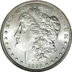 1893-O $1 MS64 NGC
