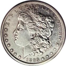 1893-S $1 AU53 PCGS