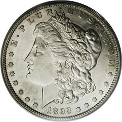 1893-S $1 AU55 ANACS