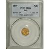 Image 3 : 1849 G$1 No L MS66 PCGS