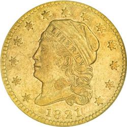 1821 $2 1/2 AU50 NGC