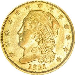 1831 $2 1/2 AU58 NGC