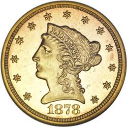 1878-S $2 1/2 MS65 NGC