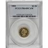 Image 3 : 1884 $2 1/2 PR64 Deep Cameo PCGS