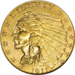 1911-D $2 1/2 MS62 NGC