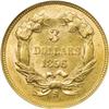 Image 2 : 1856-S $3 MS61 NGC