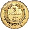 Image 2 : 1860-S $3 AU58 NGC