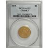 Image 3 : 1873 $3 Closed 3 AU55 PCGS