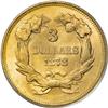 Image 2 : 1878 $3 MS66 PCGS