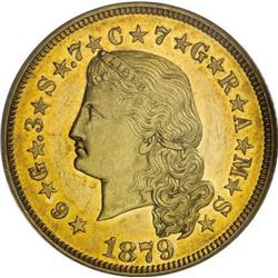 1879 $4 Flowing Hair, Judd-1635, Pollock-1832,