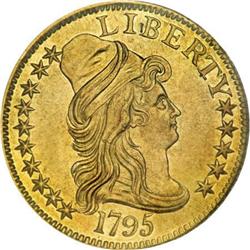 1795 $5 Small Eagle AU58 NGC