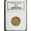 Image 3 : 1795 $5 Small Eagle MS61 NGC