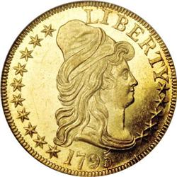 1795 $5 Small Eagle MS65 Prooflike NGC