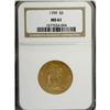 Image 3 : 1799 $5 Small Stars Reverse MS61 NGC