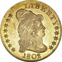 1802/1 $5 MS65 NGC