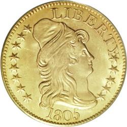 1805 $5 MS65 PCGS