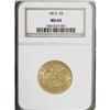 Image 3 : 1813 $5 MS65 NGC