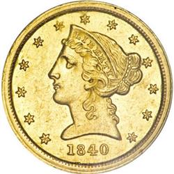 1840-C $5 MS61 NGC