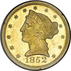 1852-C $5 MS63 PCGS