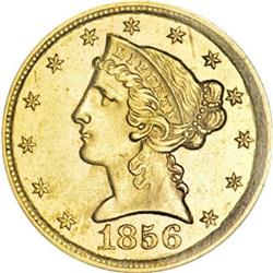 1856-C $5 MS62 NGC