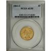 Image 3 : 1861-C $5 AU55 PCGS