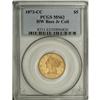 Image 3 : 1873-CC $5 MS62 PCGS