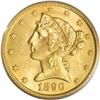 Image 1 : 1890-CC $5 MS64 PCGS