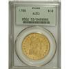 Image 3 : 1799 $10 Large Stars Obverse AU53 PCGS