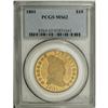 Image 3 : 1801 $10 MS62 PCGS
