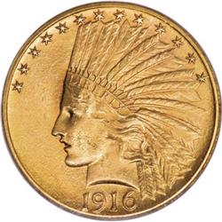 1916-S $10 MS65 PCGS