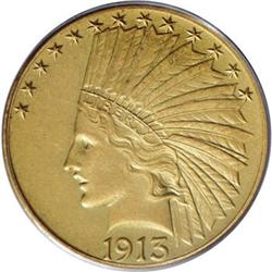 1913 $10 PR64 PCGS