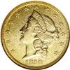 1850-O $20 AU55 NGC