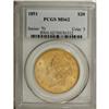Image 3 : 1851 $20 MS62 PCGS