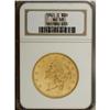 Image 3 : 1861-O $20 AU58 NGC