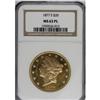 Image 3 : 1877-S $20 MS63 Prooflike NGC