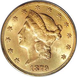 1879 $20 MS63 PCGS