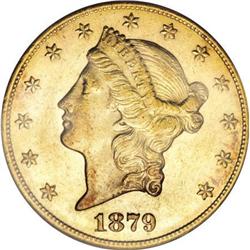 1879-CC $20 AU55 PCGS