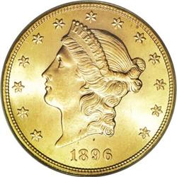 1896 $20 MS65 PCGS
