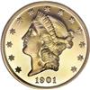 Image 1 : 1901 $20 PR64 Deep Cameo PCGS