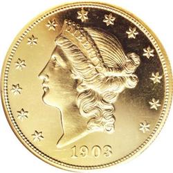 1903 $20 PR63 Cameo NGC