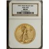 Image 3 : 1907 $20 High Relief, Wire Rim MS64 NGC
