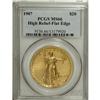 Image 3 : 1907 $20 High Relief, Flat Rim MS66 PCGS
