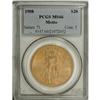 Image 3 : 1908 $20 Motto MS66 PCGS