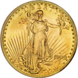 1909-D $20 MS67 PCGS