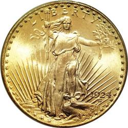 1924 $20 MS67 PCGS