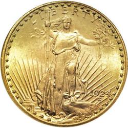 1924-S $20 MS65 NGC